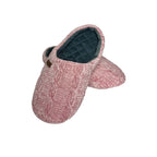 Ladies Dusky Rose Chenille Slippers