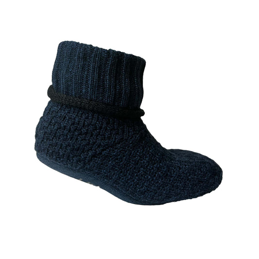 Men's Navy and Black Tipped Bootie