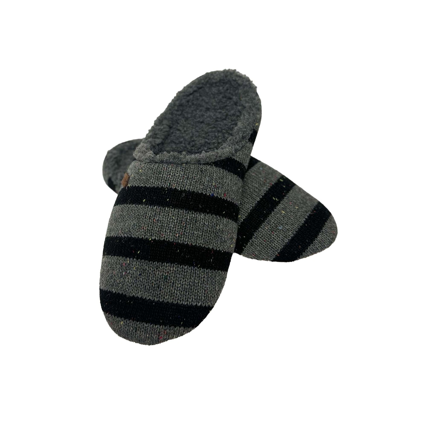 Men's Charcoal Nep Cosy Slipper