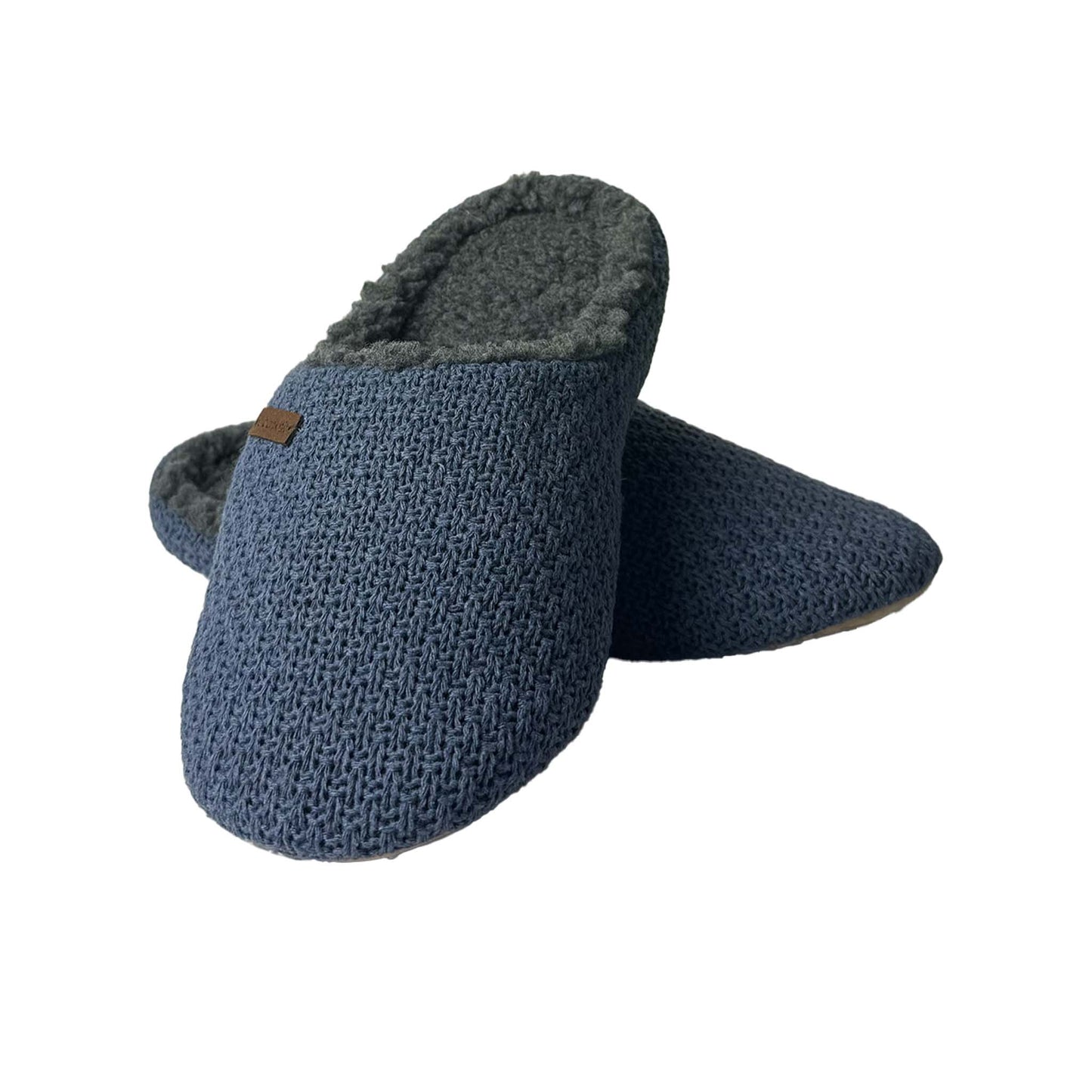 Men's Indigo Blue Cosy Slippers