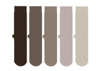 Men's 5pp Bamboo Ankle Socks - Browns