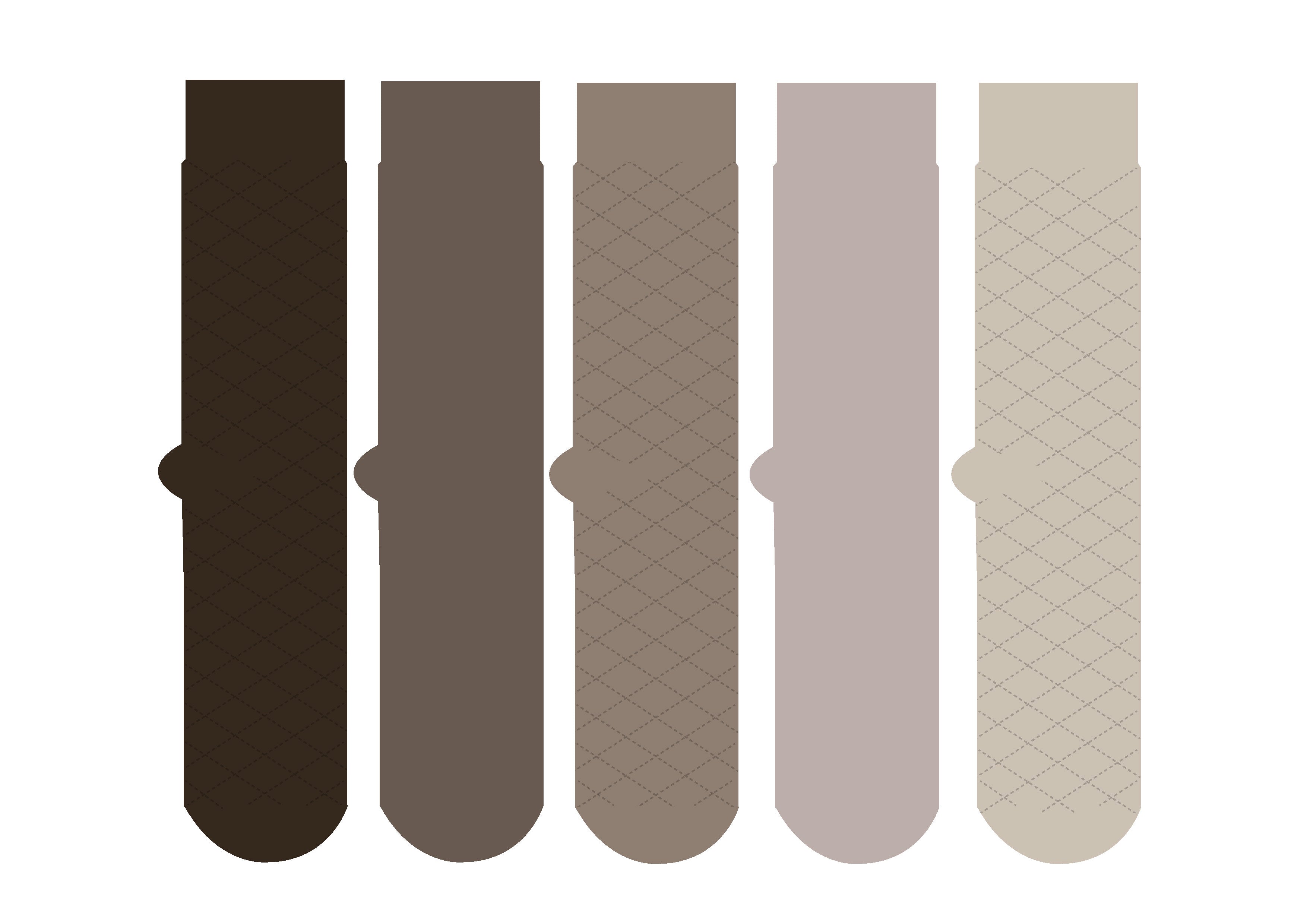 Men's 5pp Bamboo Ankle Socks - Browns