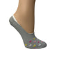 Ladies 3pp Heart Footsie Socks