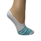Ladies 3pp Leopard Footsie Socks