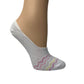 Ladies 3pp Heart Footsie Socks