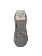 Ladies 3pp Heart Footsie Socks