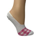 Ladies 3pp Heart Footsie Socks