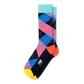 Men's Black Argyle Fun Socks
