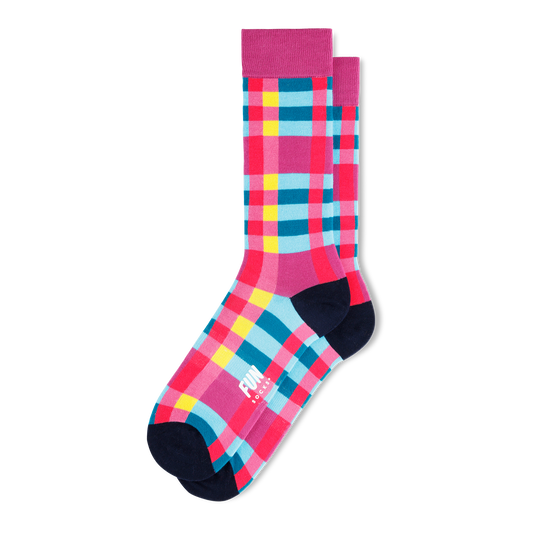 Men's Plaid Fun Socks