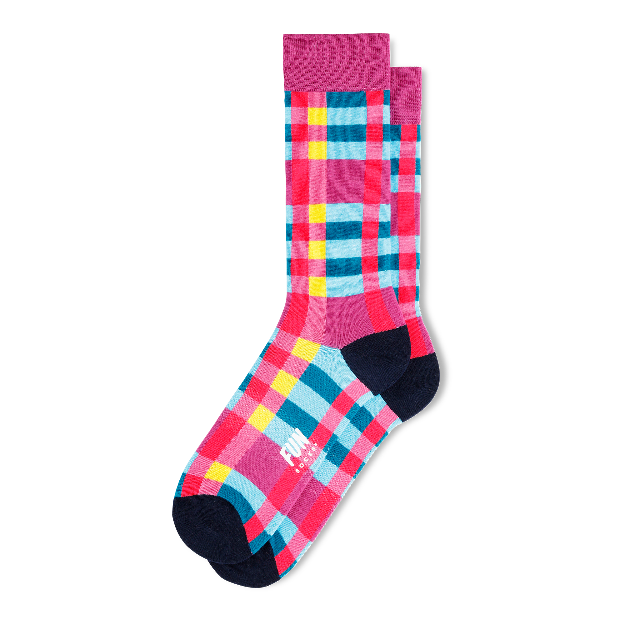 Men's Plaid Fun Socks