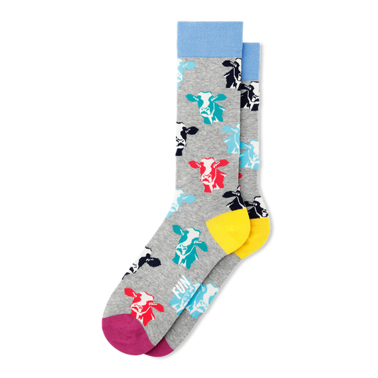 Men's Cow Fun Socks
