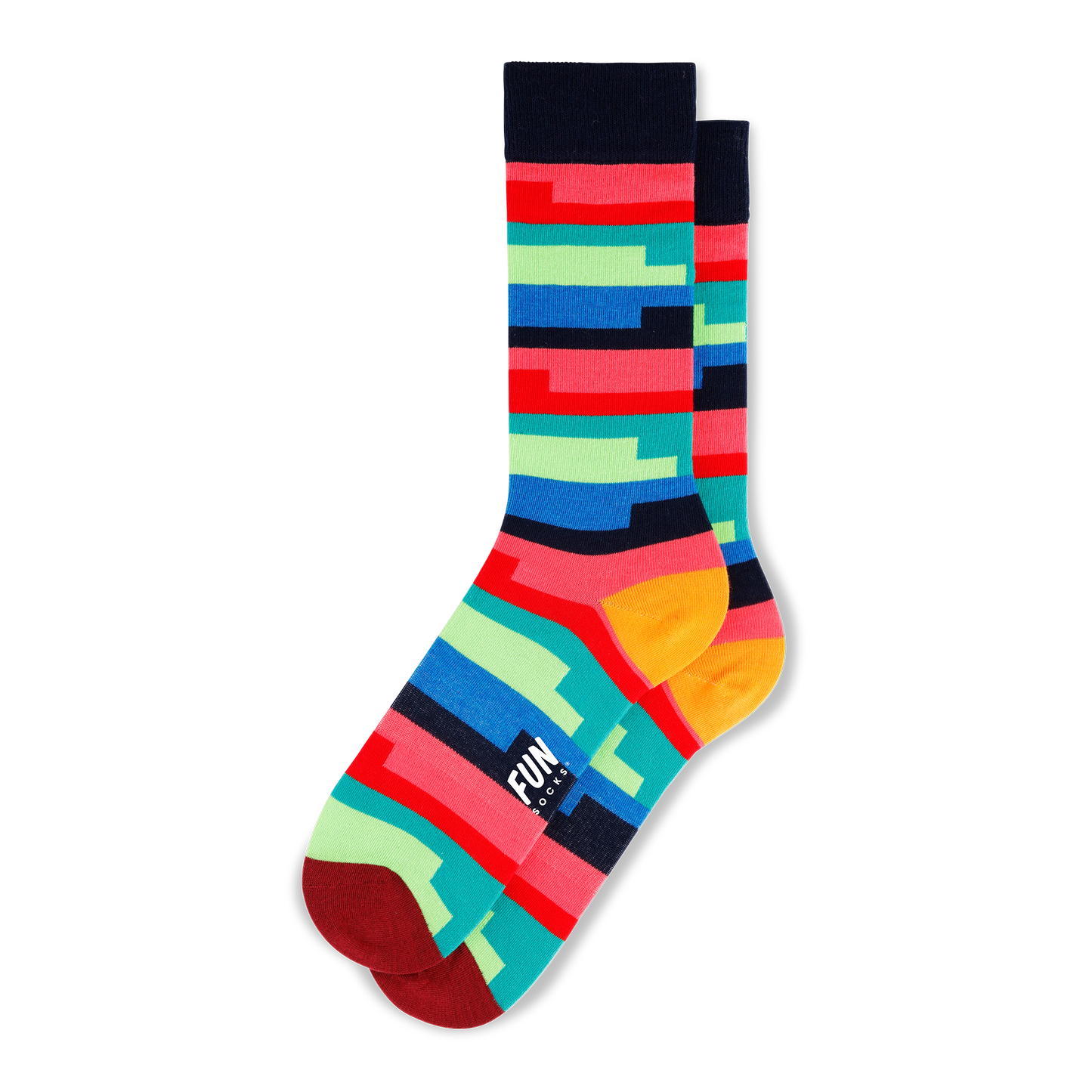 Men's Coil Stripe Fun Socks