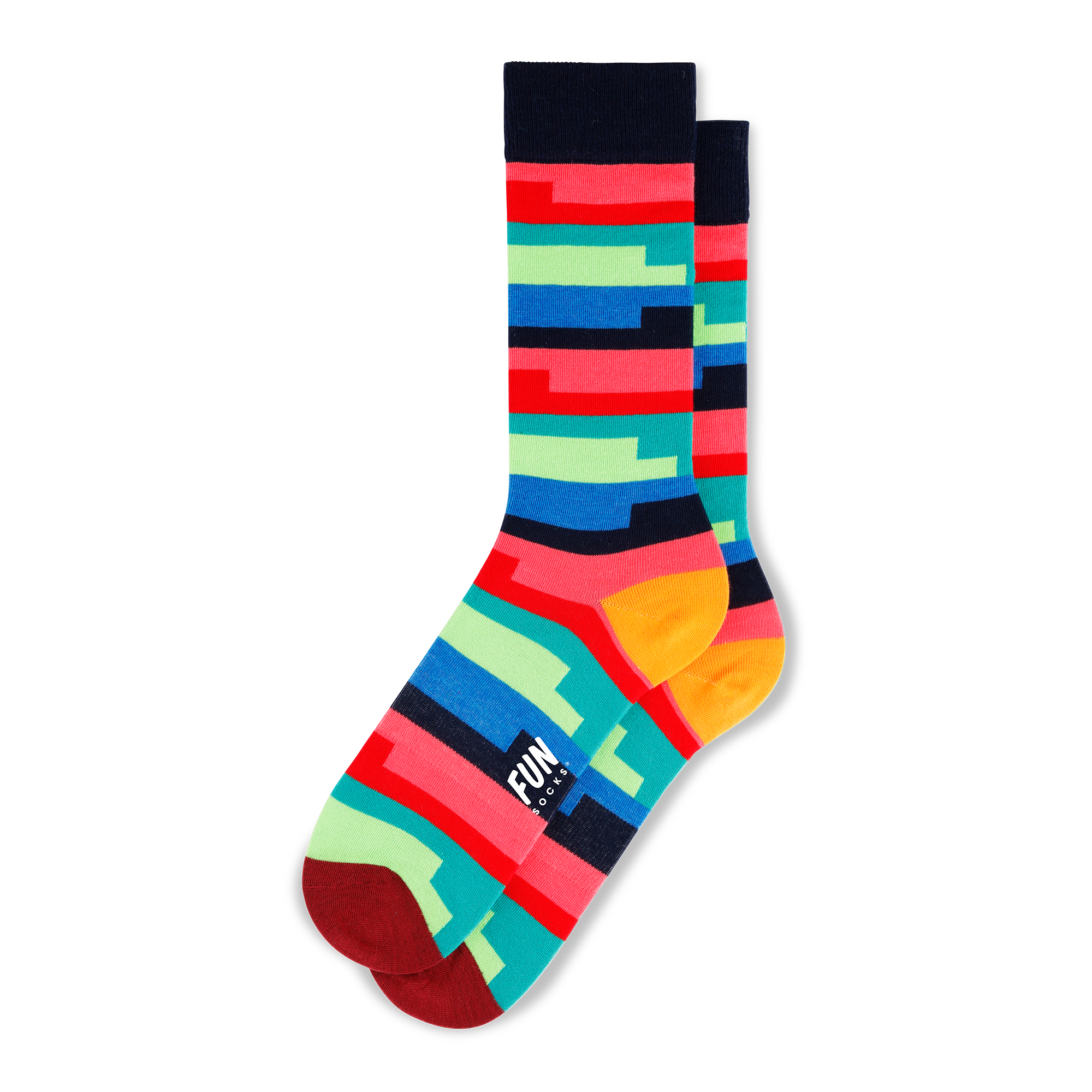 Men's Coil Stripe Fun Socks