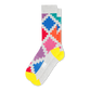 Men's Geo Check Fun Socks