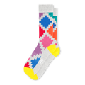 Men's Geo Check Fun Socks