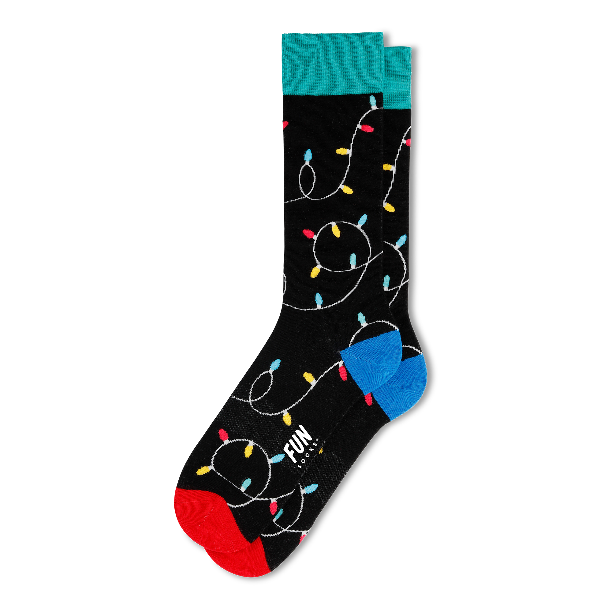 Men's Lit Holiday Fun Socks