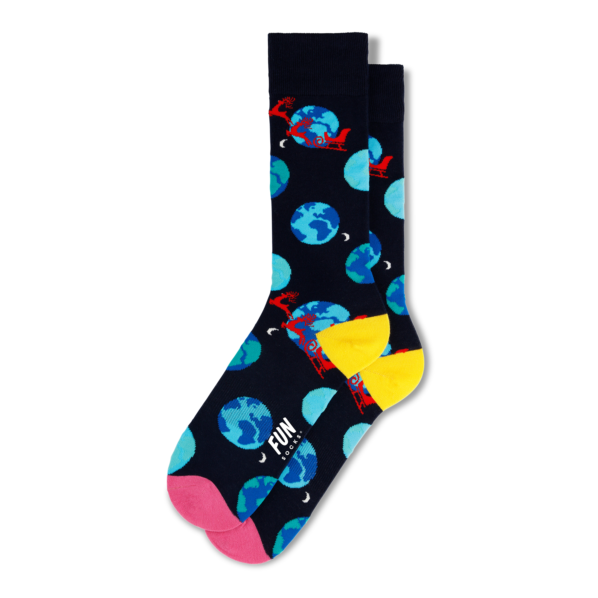 Men's Sleigh Ride Holiday Fun Socks