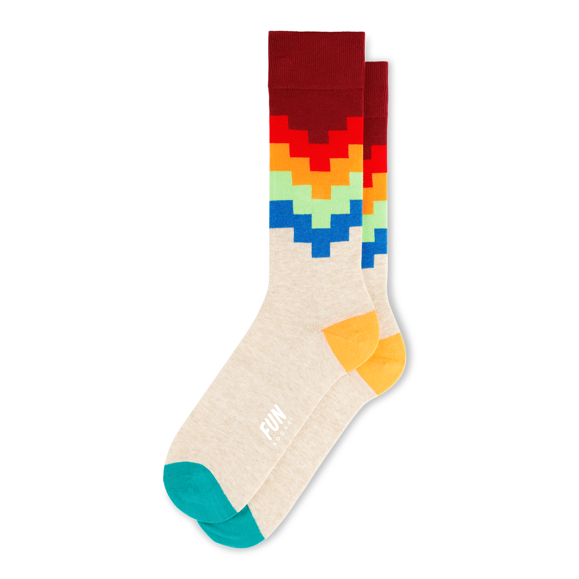 Men's Step Stripe Fun Socks