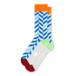 Men's Grey Twill Fun Socks