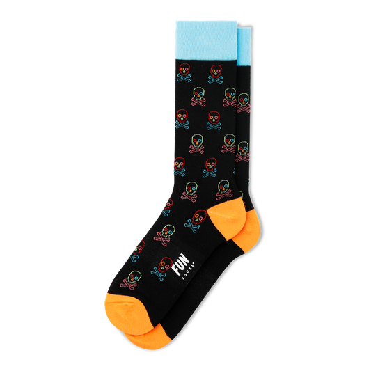 Mens Bones Dress Fun Socks