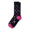 Mens Wheels Up Fun Socks