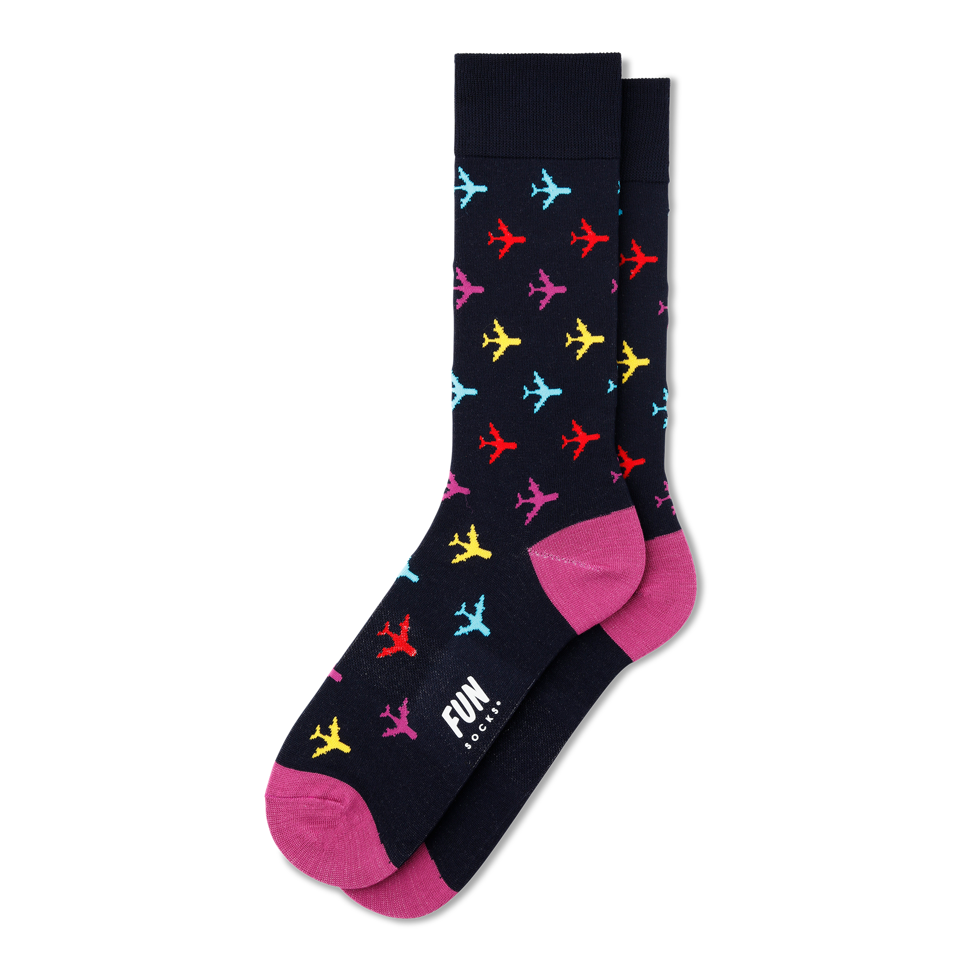 Mens Wheels Up Fun Socks