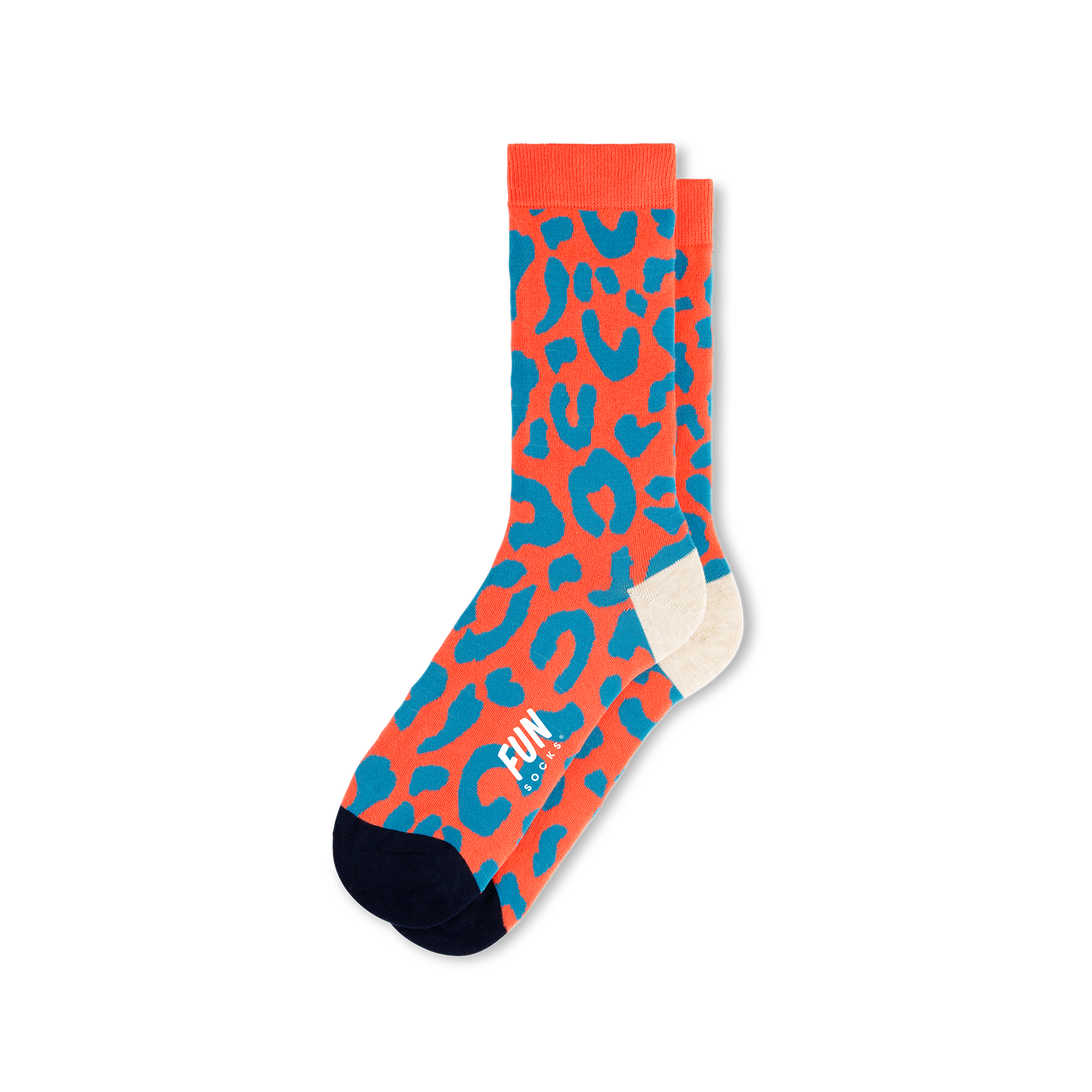Ladies Leopard Fun Socks