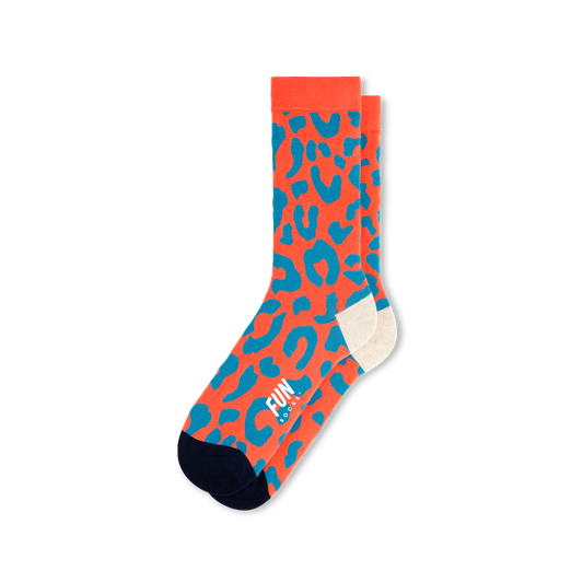 Ladies Leopard Fun Socks