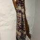 Ladies Lilac Purple Lightweight Aztec Scarf