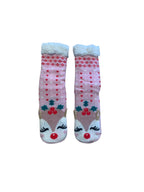 Ladies Reindeer Lounge Sock Gift Box