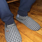 Men's Black & Grey Slippers