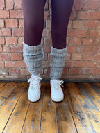 Ladies Dusky Grey Leg Warmer