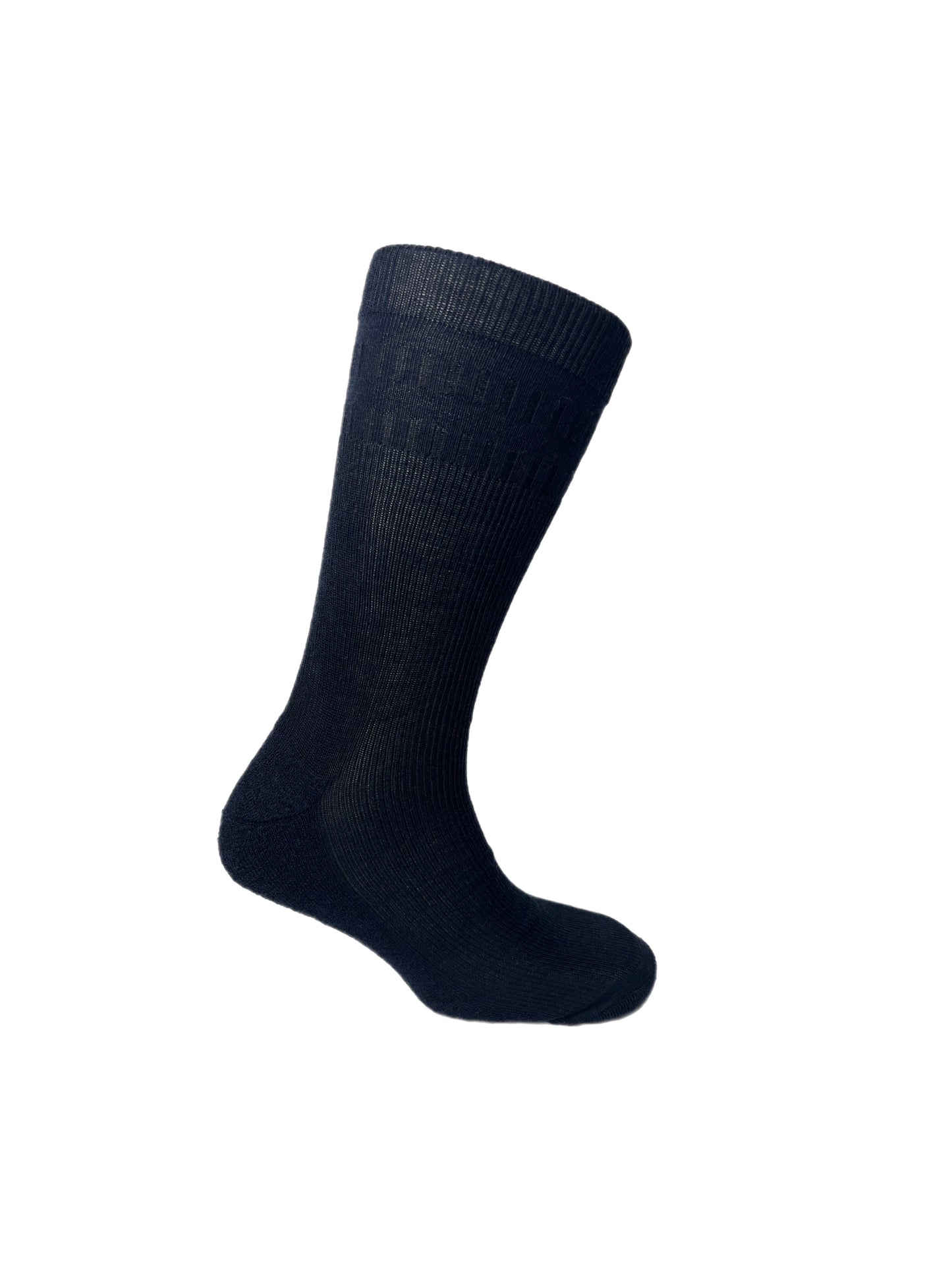 Men's Navy Relaxed Top Sock