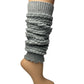 Ladies Grey Waffle Leg Warmer