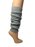 Ladies Grey Waffle Leg Warmer