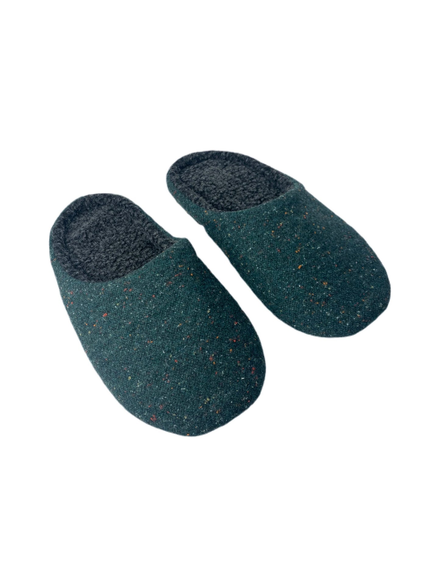 Men's Green Nep Slippers