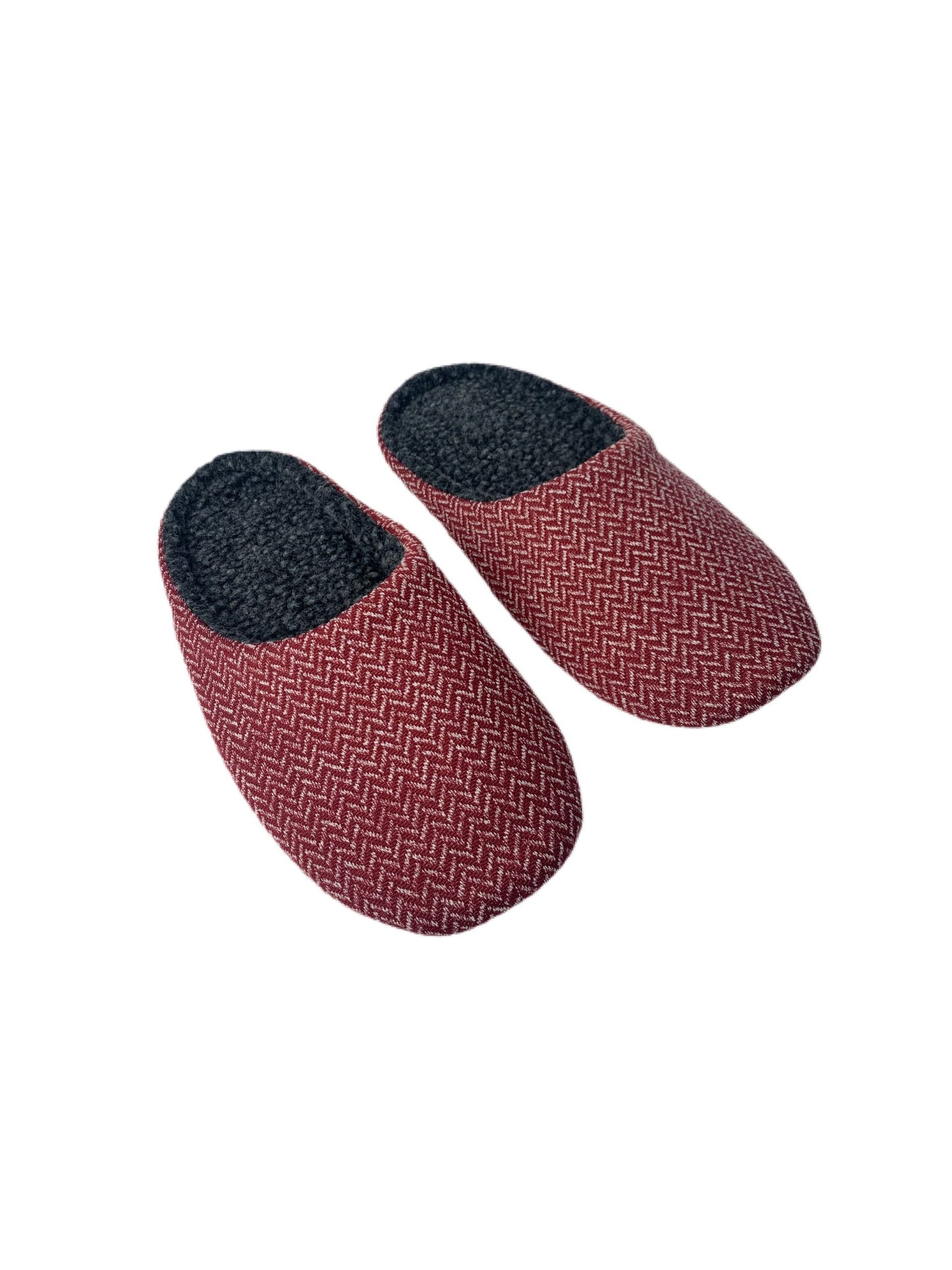 Men's Red Zig Zag Slippers