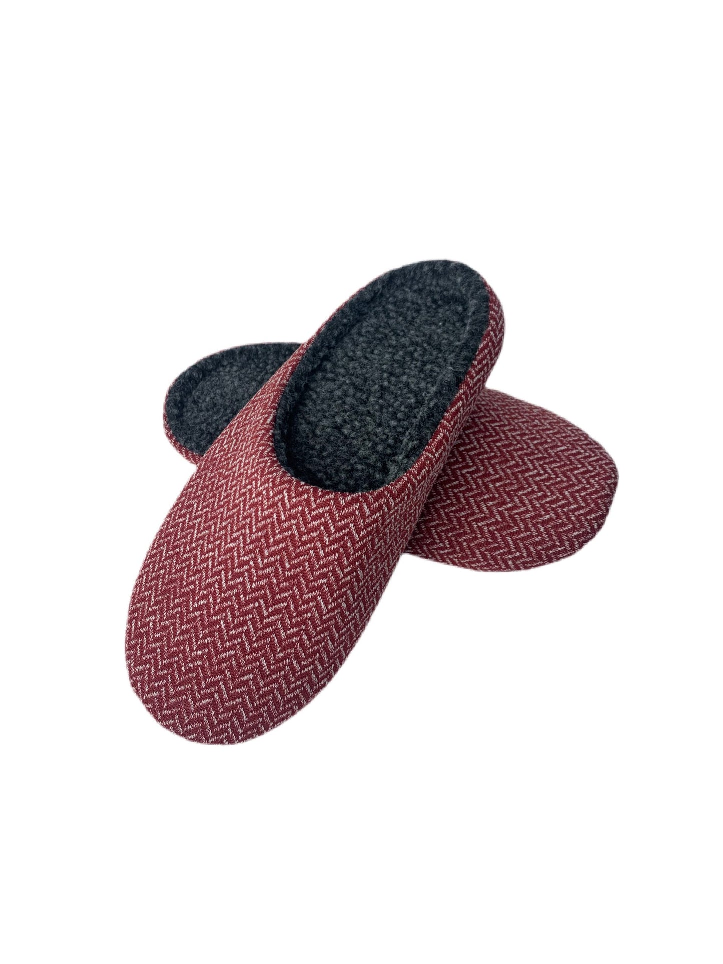 Men's Red Zig Zag Slippers