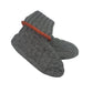 Men's Grey and Orange Tipped Bootie