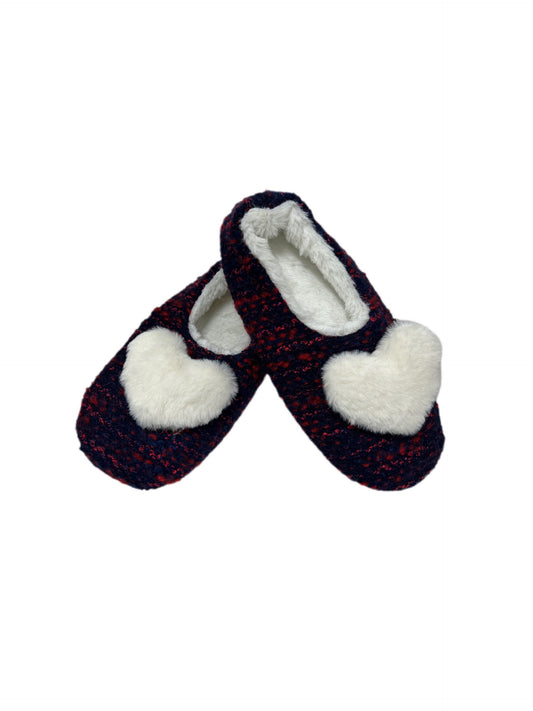 Ladies 3D Heart Slipper