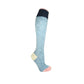 Ladies Powder Blue Cable Knee High