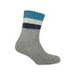 UK1676 Silver Grey Shimmer Stripe Sock