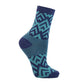 Ladies Night Sky Stripe Geo Sock