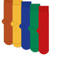 Men's 5pp Bamboo Ankle Socks - Vibrant