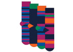 Men's 4pp Boot Ankle Socks - Navy
