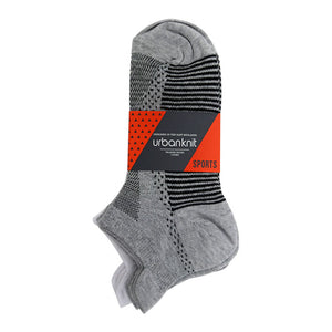 3 Pair Ladies Sports Socks Greys