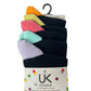 Men's 5pp Heel and Toe Ankle Socks - Pastel