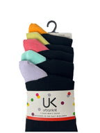 Men's 5pp Heel and Toe Ankle Socks - Pastel