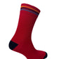 Men's 5pp Bright Ankle Socks - Zig Zag