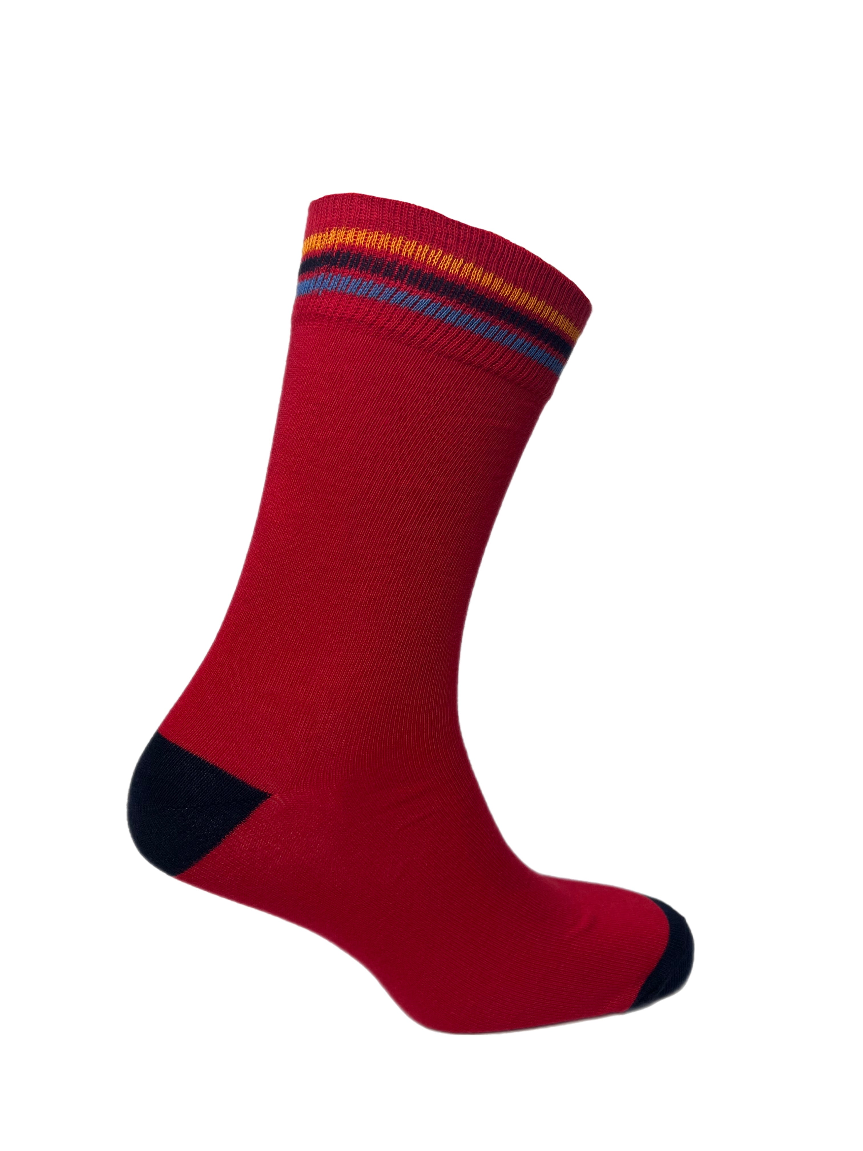 Men's 5pp Bright Ankle Socks - Zig Zag